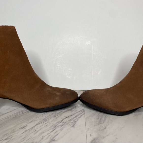 New! Sam Edelman Kaiti Brown Suede Heeled Bootie 7M - Picture 6 of 16